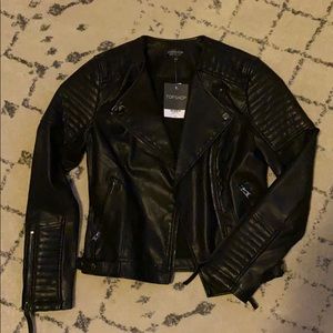 Top shop leather jacket